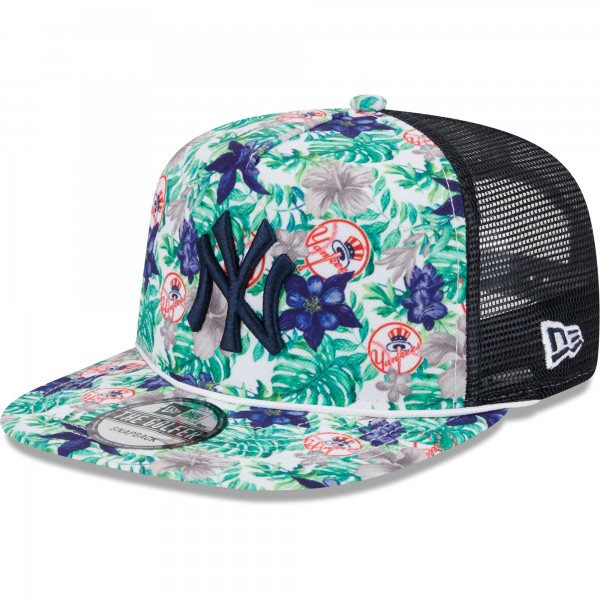 Бейсболка New York Yankees New Era Tropic Floral Golfer Lightly Structured