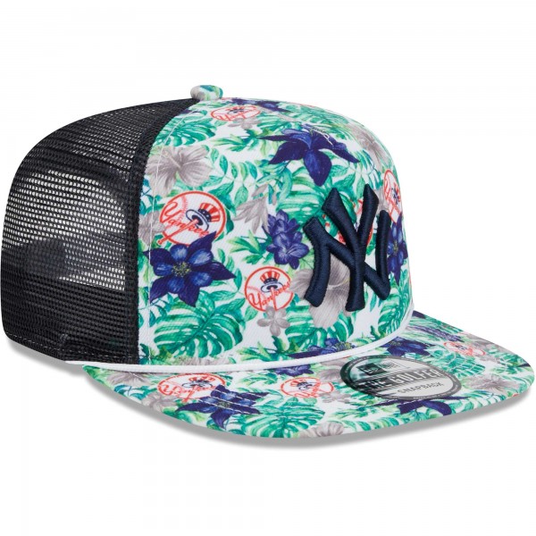 Бейсболка New York Yankees New Era Tropic Floral Golfer Lightly Structured