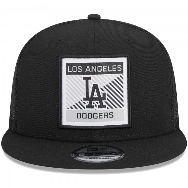 Бейсболка Los Angeles Dodgers New Era Scratch Squared Trucker 9FIFTY - Black