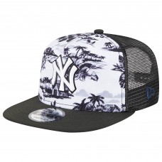 Бейсболка New York Yankees New Era Vacay 2.0 A-Frame Trucker 9FIFTY - White/Black