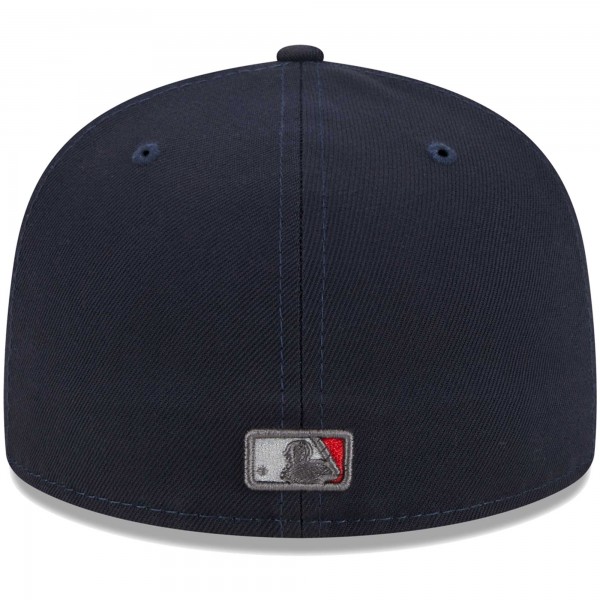 Бейсболка New York Yankees New Era Script Fill 59FIFTY - Navy