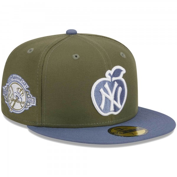 Бейсболка New York Yankees New Era 59FIFTY - Olive/Blue