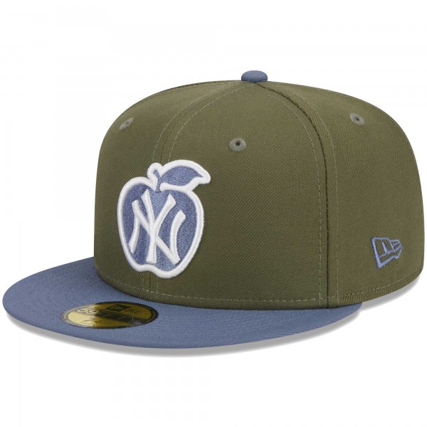 Бейсболка New York Yankees New Era 59FIFTY - Olive/Blue