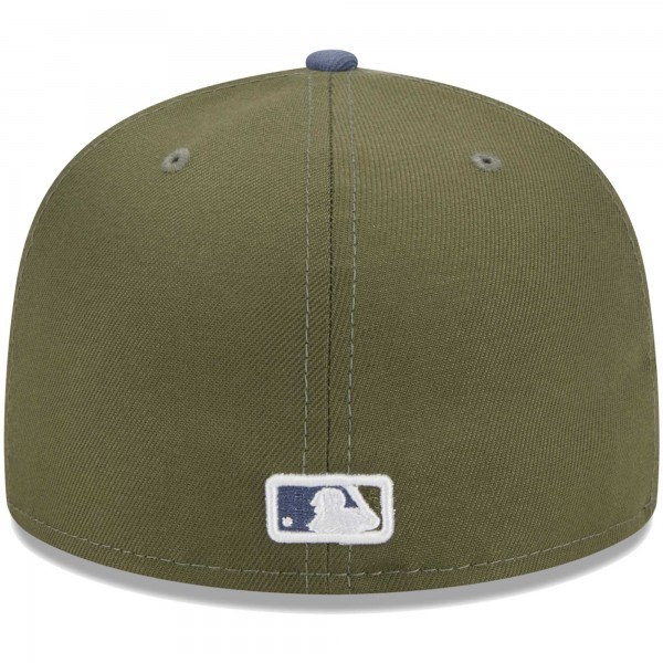 Бейсболка New York Yankees New Era 59FIFTY - Olive/Blue