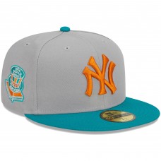 Бейсболка New York Yankees New Era  59FIFTY - Gray/Teal