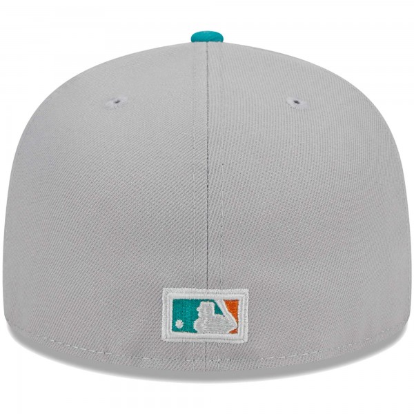 Бейсболка New York Yankees New Era  59FIFTY - Gray/Teal