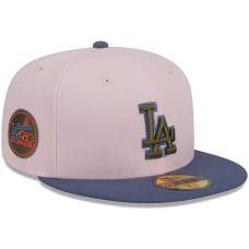 Бейсболка Los Angeles Dodgers New Era  Olive Undervisor 59FIFTY - Pink/Blue