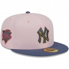 Бейсболка New York Yankees New Era  Olive Undervisor 59FIFTY - Pink/Blue