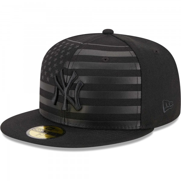 Бейсболка New York Yankees New Era Tonal Flag 59FIFTY - Black