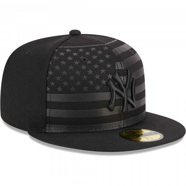 Бейсболка New York Yankees New Era Tonal Flag 59FIFTY - Black