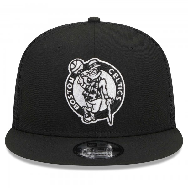 Бейсболка Boston Celtics New Era Black 9FIFTY Snapback