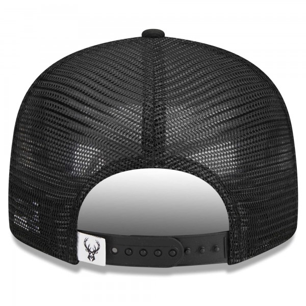 Бейсболка Milwaukee Bucks New Era Black 9FIFTY