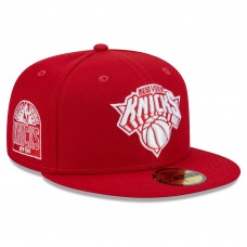 Бейсболка New York Knicks New Era Evergreen 59FIFTY - Red