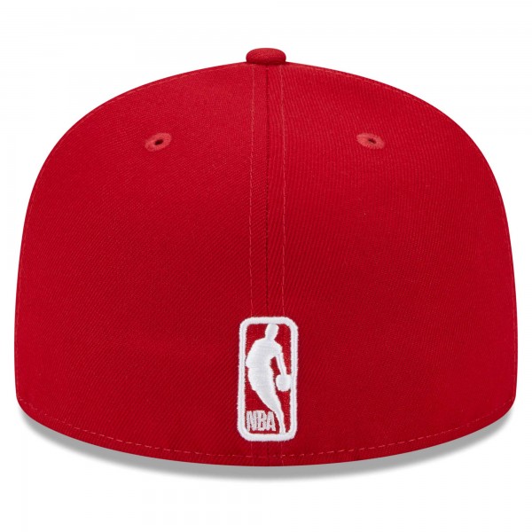 Бейсболка Philadelphia 76ers New Era Evergreen 59FIFTY - Red