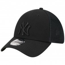 Бейсболка New York Yankees New Era Black-on-Black Neo Mesh 39THIRTY