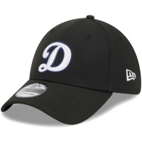 Бейсболка Los Angeles Dodgers New Era Black Logo 39THIRTY