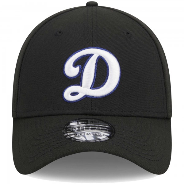 Бейсболка Los Angeles Dodgers New Era Black Logo 39THIRTY