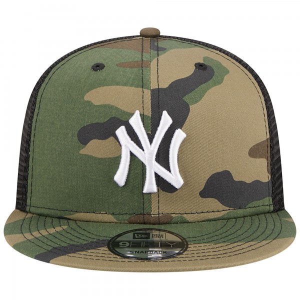 Бейсболка New York Yankees New Era Woodland Camo Trucker 9FIFTY - Camo