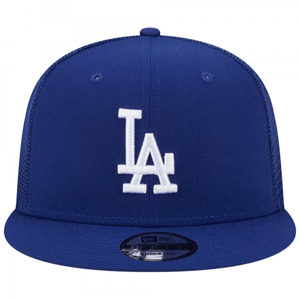 Бейсболка Los Angeles Dodgers New Era Royal Team Color Trucker 9FIFTY Snapback