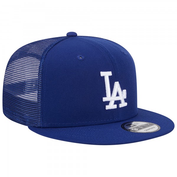 Бейсболка Los Angeles Dodgers New Era Royal Team Color Trucker 9FIFTY Snapback