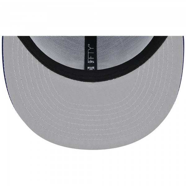 Бейсболка Los Angeles Dodgers New Era Royal D Logo Team Color Trucker 9FIFTY Snapback