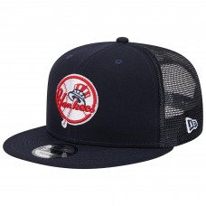 Бейсболка New York Yankees New Era Navy Team Color Trucker 9FIFTY Snapback