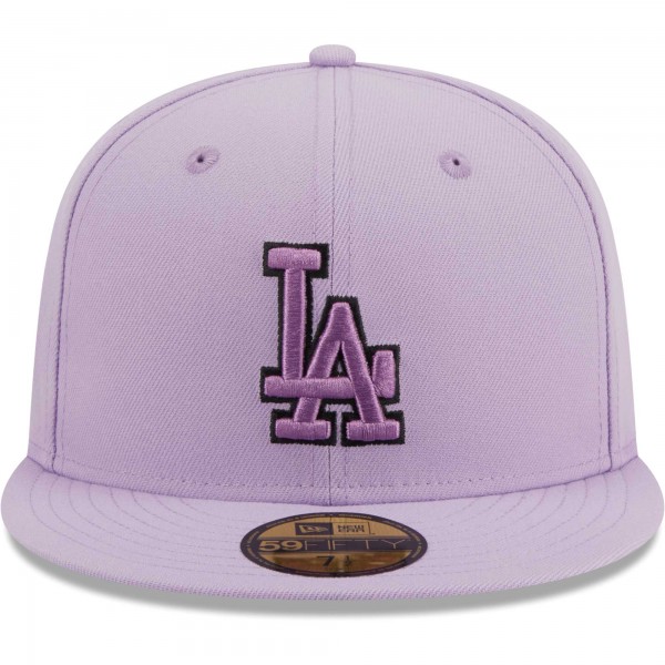 Бейсболка Los Angeles Dodgers New Era 59FIFTY - Lavender