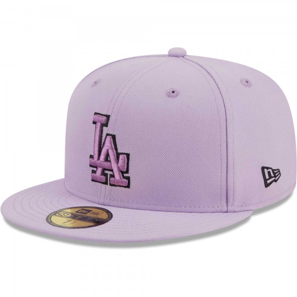Бейсболка Los Angeles Dodgers New Era 59FIFTY - Lavender