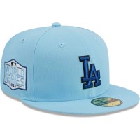 Бейсболка Los Angeles Dodgers New Era 59FIFTY - Light Blue
