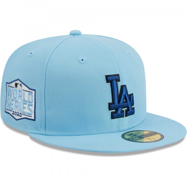 Бейсболка Los Angeles Dodgers New Era 59FIFTY - Light Blue