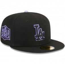 Бейсболка Los Angeles Dodgers New Era Pastel Undervisor 59FIFTY - Black