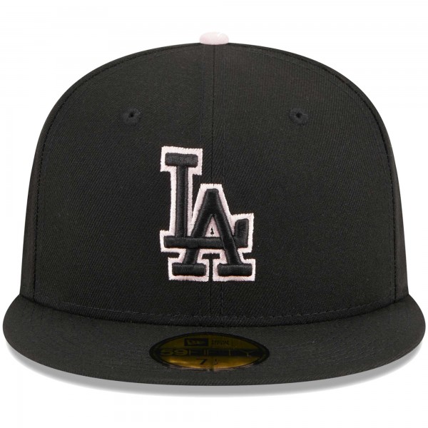 Бейсболка Los Angeles Dodgers New Era Pastel Undervisor 59FIFTY - Black