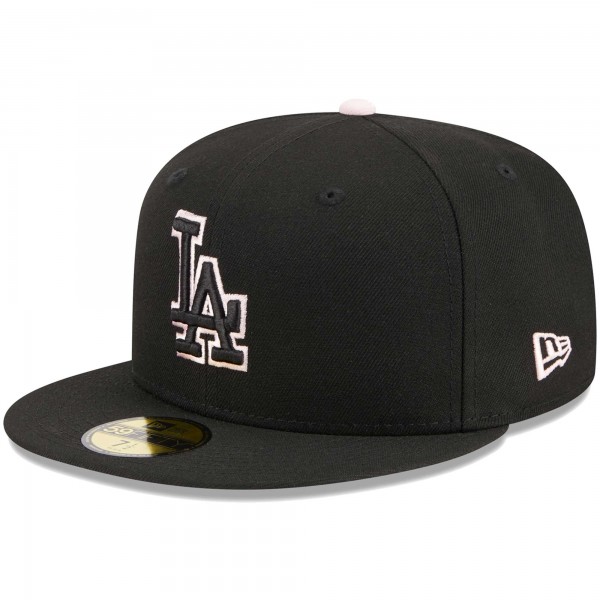 Бейсболка Los Angeles Dodgers New Era Pastel Undervisor 59FIFTY - Black