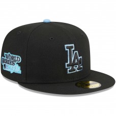 Бейсболка Los Angeles Dodgers New Era Pastel Undervisor 59FIFTY - Black