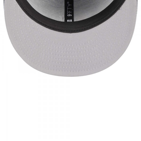 Бейсболка Philadelphia 76ers New Era 3-Time Champions Commemorative Side Patch 9FIFTY - Black