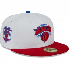 Бейсболка New York Knicks New Era 59FIFTY - White/Red