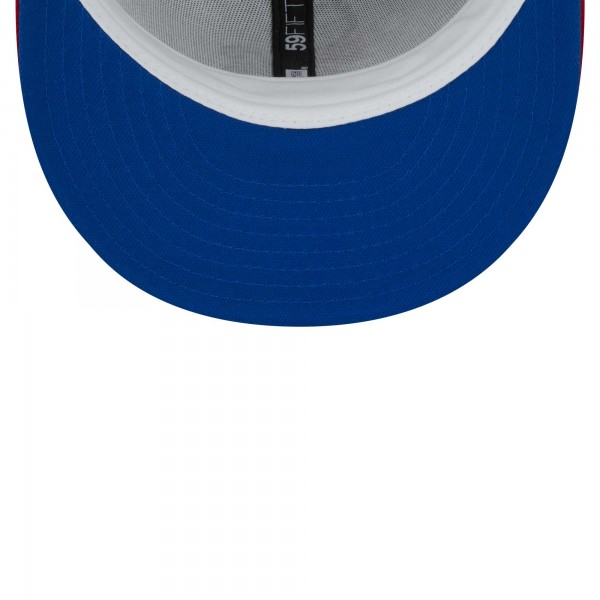 Бейсболка Philadelphia 76ers New Era 59FIFTY - White/Red