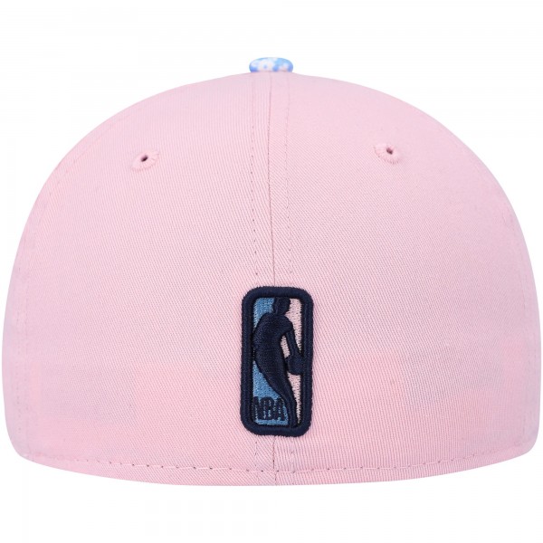 Бейсболка Cleveland Cavaliers New Era Paisley Visor 59FIFTY - Pink/Light Blue