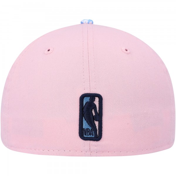 Бейсболка Philadelphia 76ers New Era Paisley Visor 59FIFTY - Pink/Light Blue