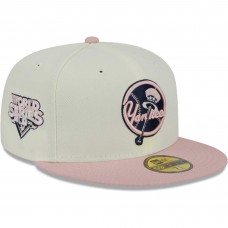 Бейсболка New York Yankees New Era Chrome Rogue 59FIFTY - White/Pink