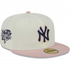 Бейсболка New York Yankees New Era Chrome Rogue 59FIFTY - White/Pink