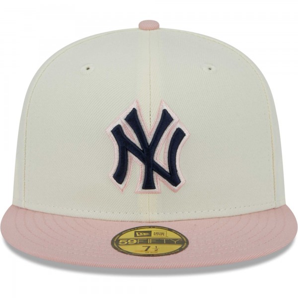 Бейсболка New York Yankees New Era Chrome Rogue 59FIFTY - White/Pink