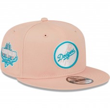 Бейсболка Los Angeles Dodgers New Era  Sky Aqua Undervisor 9FIFTY - Pink
