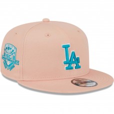 Бейсболка Los Angeles Dodgers New Era  Sky Aqua Undervisor 9FIFTY - Pink