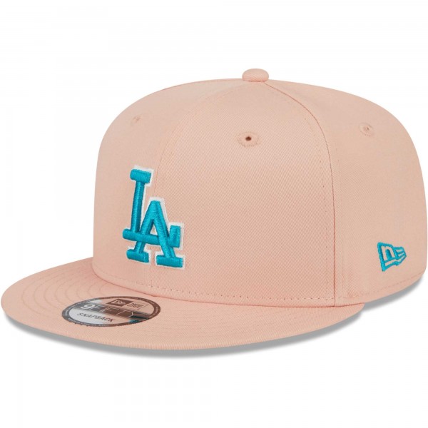 Бейсболка Los Angeles Dodgers New Era  Sky Aqua Undervisor 9FIFTY - Pink