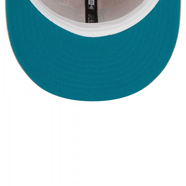 Бейсболка Los Angeles Dodgers New Era  Sky Aqua Undervisor 9FIFTY - Pink