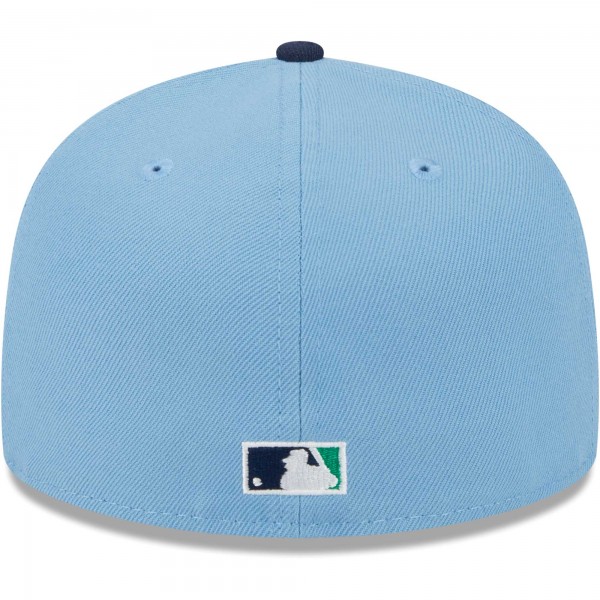 Бейсболка New York Yankees New Era Green Undervisor 59FIFTY - Light Blue/Navy