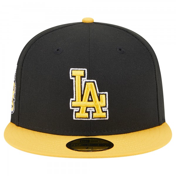 Бейсболка Los Angeles Dodgers New Era 59FIFTY - Black/Gold