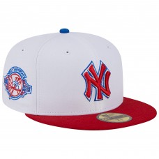 Бейсболка New York Yankees New Era Undervisor 59FIFTY - White/Red