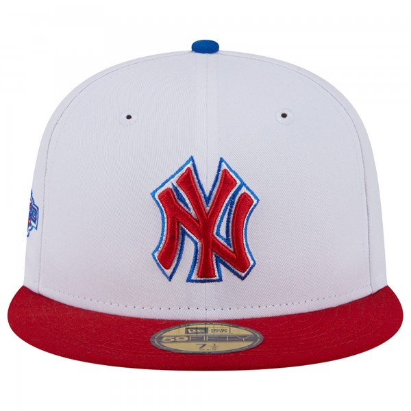 Бейсболка New York Yankees New Era Undervisor 59FIFTY - White/Red